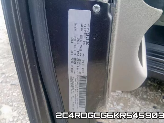 2C4RDGCG6KR545903 фото 2