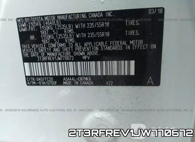 2T3RFREV1JW770672 фото 10