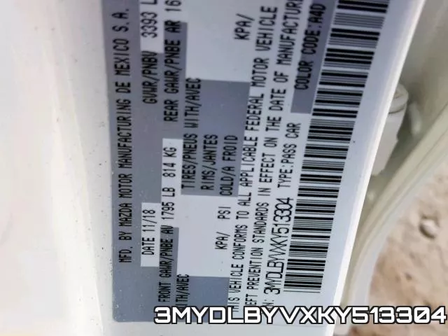 3MYDLBYVXKY513304 фото 2