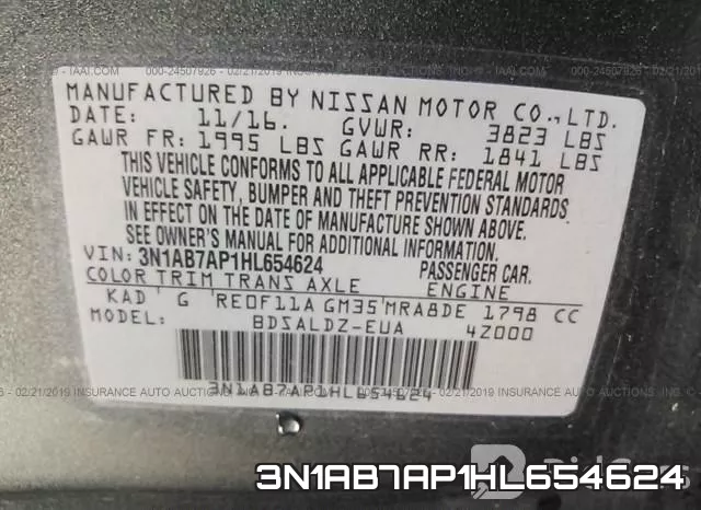 3N1AB7AP1HL654624 фото 10