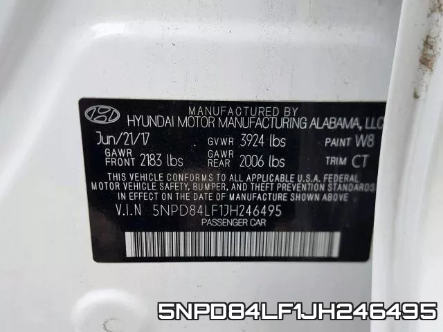 5NPD84LF1JH246495 фото 2