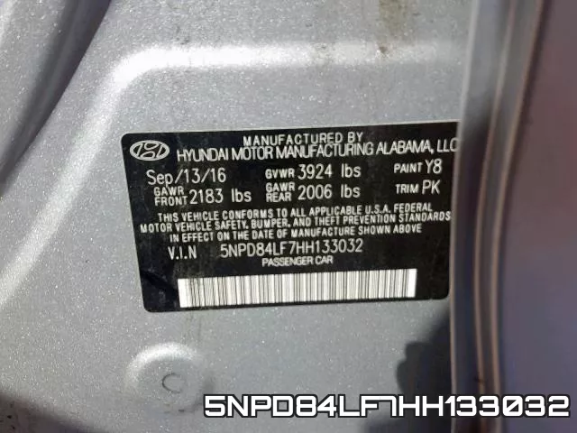 5NPD84LF7HH133032 фото 2
