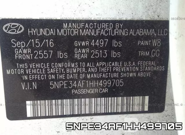 5NPE34AF1HH499705 фото 10
