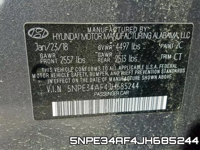 5NPE34AF4JH685244 фото 2