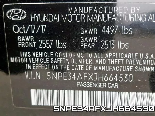5NPE34AFXJH664530 фото 2
