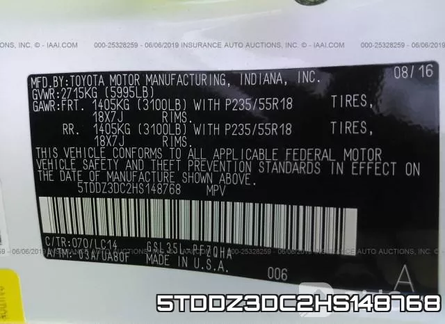 5TDDZ3DC2HS148768 фото 10