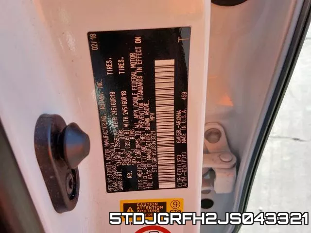 5TDJGRFH2JS043321 фото 2