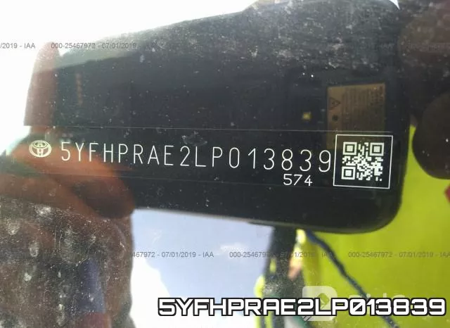 5YFHPRAE2LP013839 фото 10