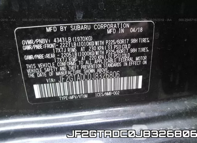 JF2GTADC0J8326806 фото 10