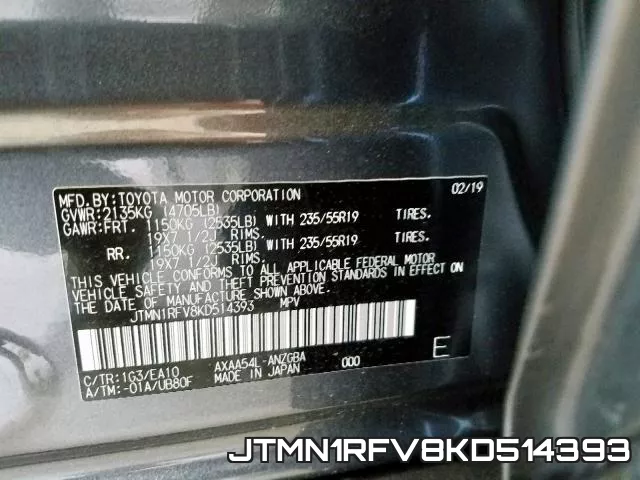 JTMN1RFV8KD514393 фото 2