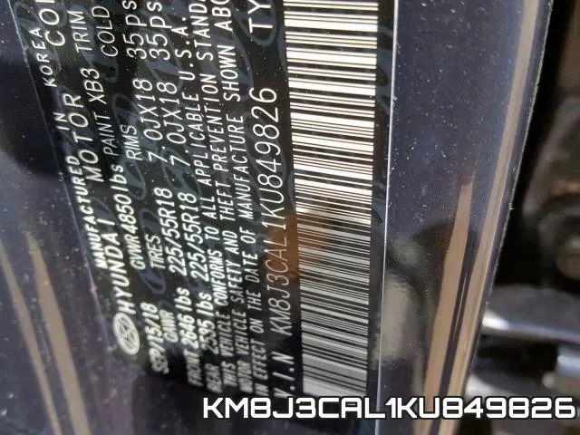 KM8J3CAL1KU849826 фото 2