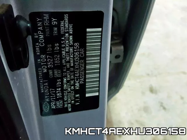 KMHCT4AEXHU306158 фото 2