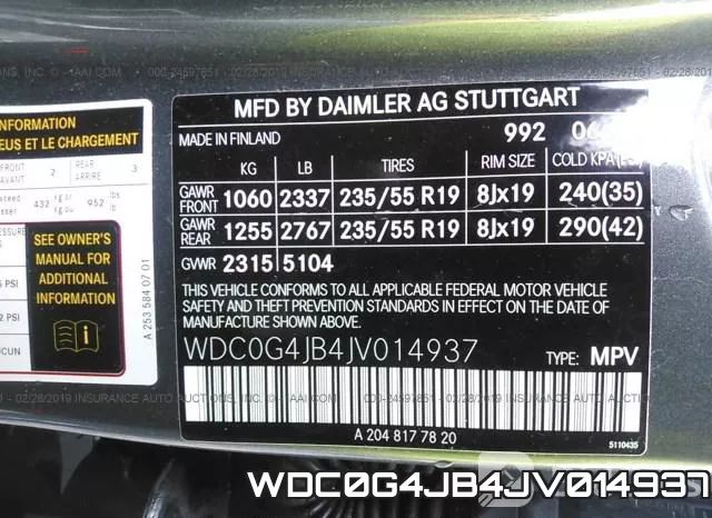 WDC0G4JB4JV014937 фото 10