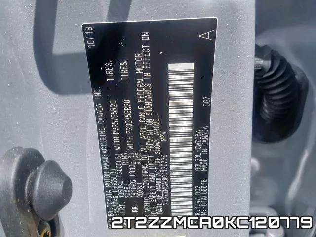 2T2ZZMCA0KC120779 фото 2