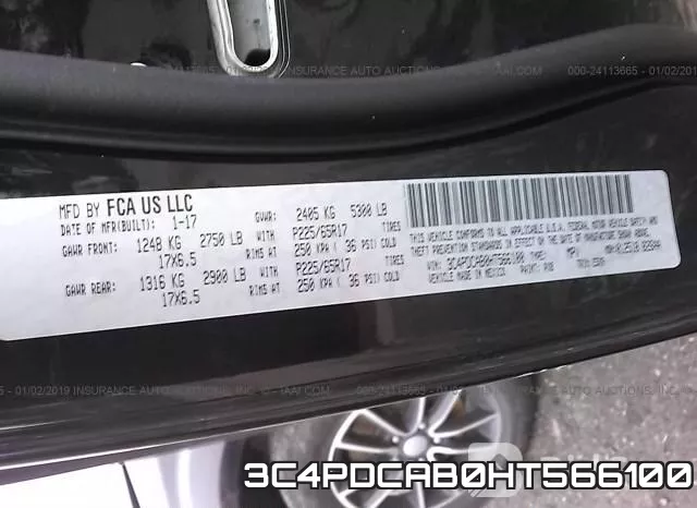 3C4PDCAB0HT566100 фото 10
