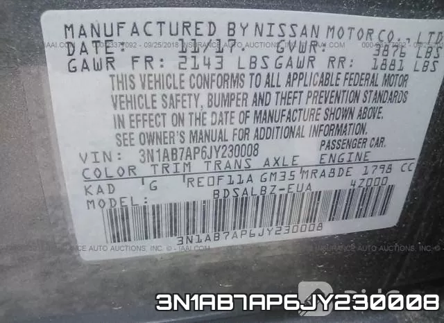 3N1AB7AP6JY230008 фото 10