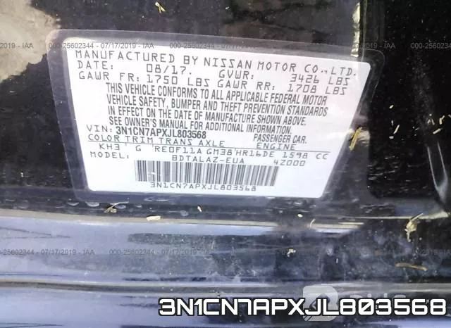 3N1CN7APXJL803568 фото 10
