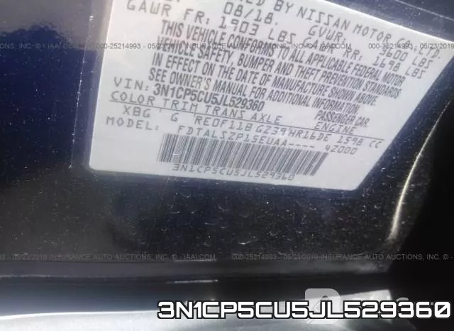 3N1CP5CU5JL529360 фото 10