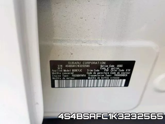4S4BSAFC1K3232565 фото 2