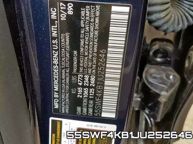 55SWF4KB1JU252646 фото 2