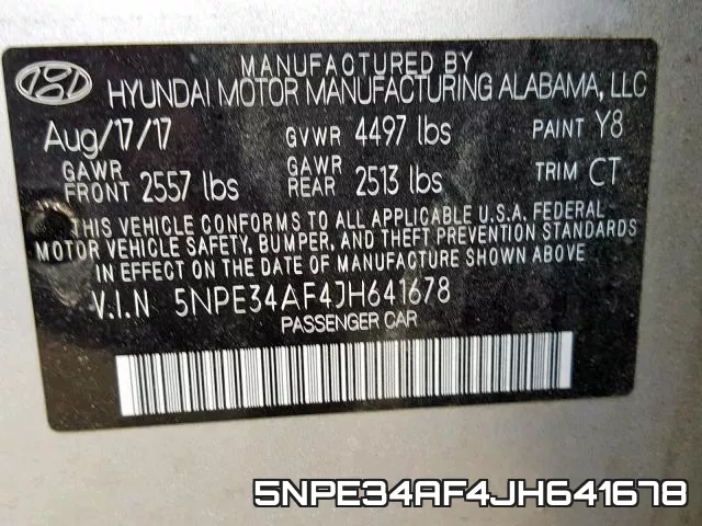 5NPE34AF4JH641678 фото 2