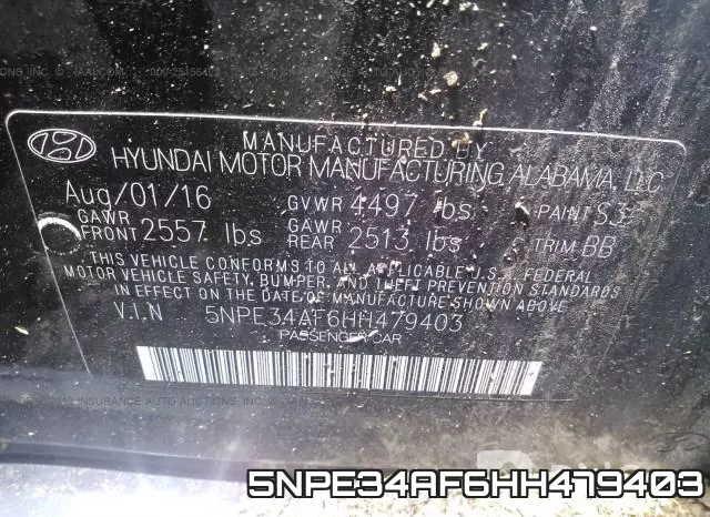 5NPE34AF6HH479403 фото 10