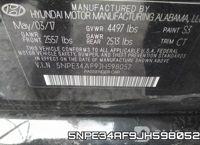 5NPE34AF9JH598052 фото 10