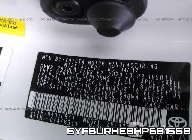 5YFBURHE8HP681558 фото 10