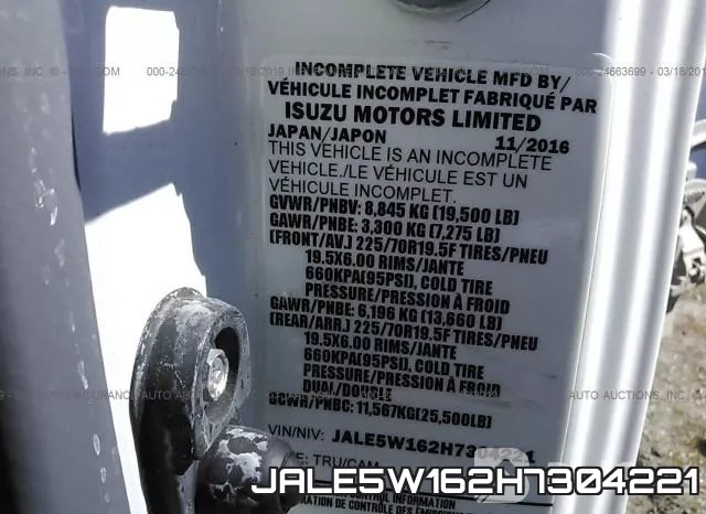 JALE5W162H7304221 фото 10