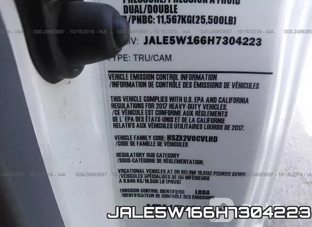 JALE5W166H7304223 фото 10