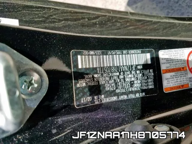 JF1ZNAA17H8705774 фото 2