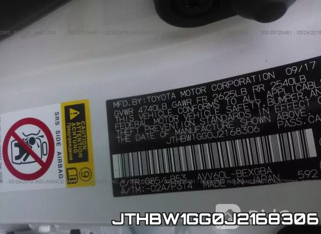 JTHBW1GG0J2168306 фото 10