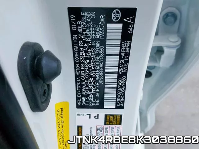 JTNK4RBE8K3038860 фото 2