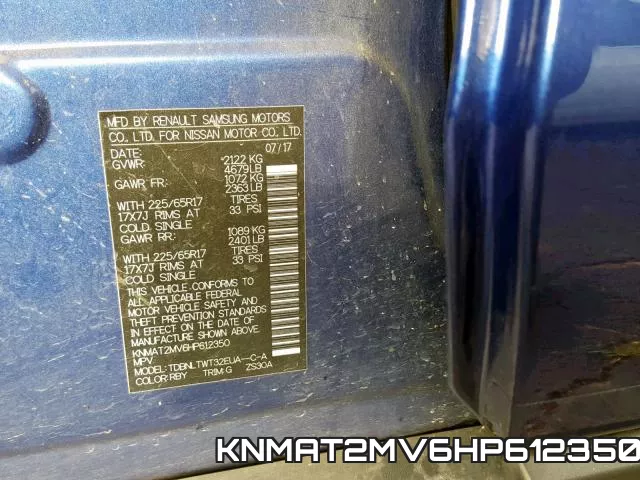 KNMAT2MV6HP612350 фото 2