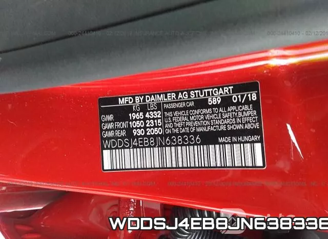 WDDSJ4EB8JN638336 фото 10