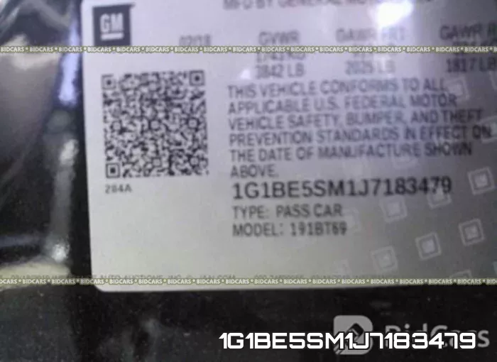 1G1BE5SM1J7183479 фото 10