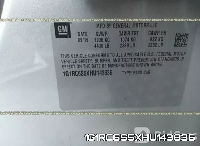 1G1RC6S5XHU143836 фото 10