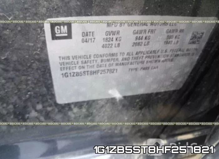 1G1ZB5ST8HF257821 фото 10