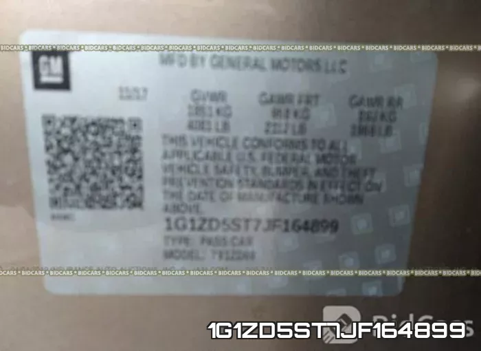 1G1ZD5ST7JF164899 фото 10