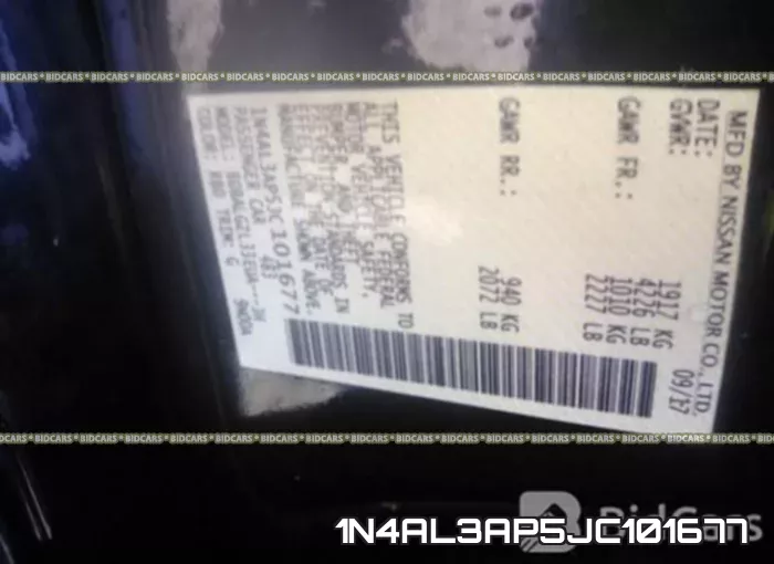 1N4AL3AP5JC101677 фото 10