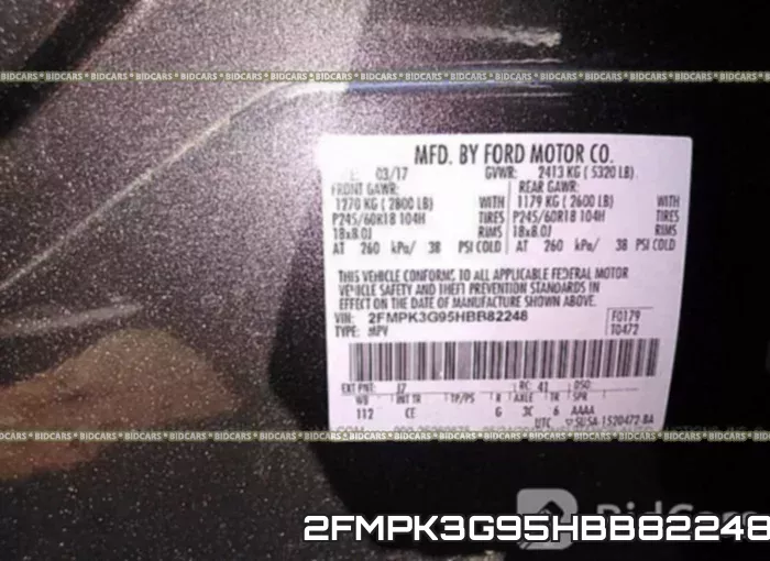 2FMPK3G95HBB82248 фото 10