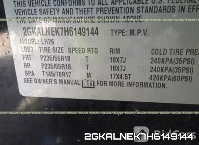 2GKALNEK7H6149144 фото 10