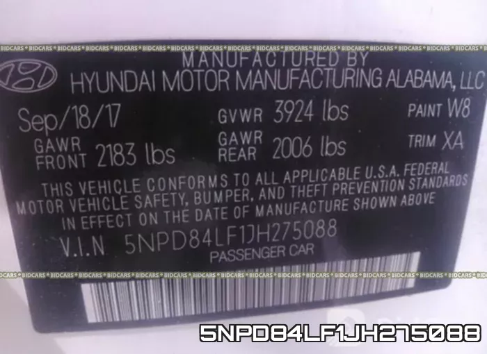 5NPD84LF1JH275088 фото 10