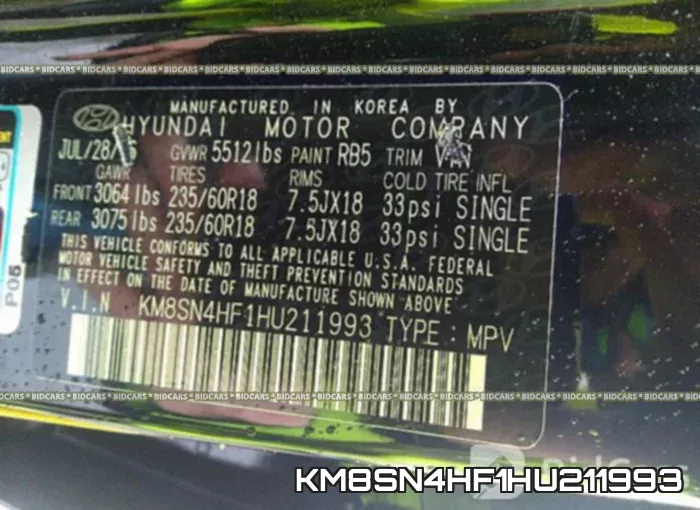 KM8SN4HF1HU211993 фото 10
