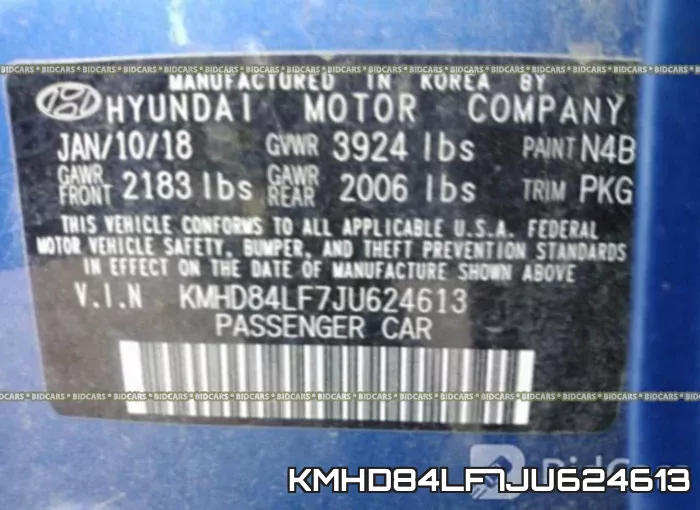 KMHD84LF7JU624613 фото 9