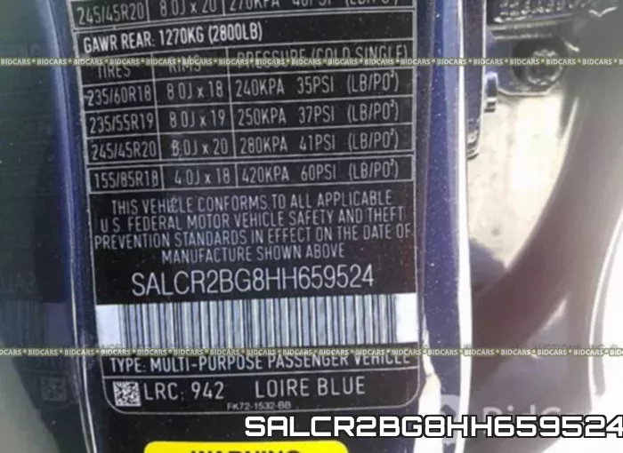 SALCR2BG8HH659524 фото 10