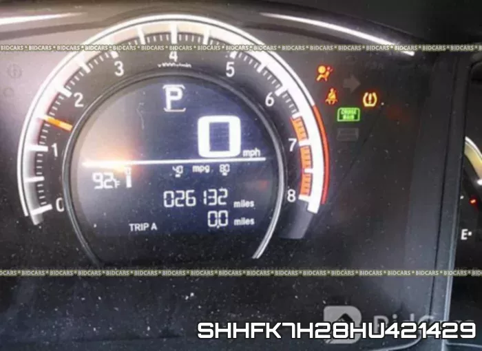 SHHFK7H28HU421429 фото 8