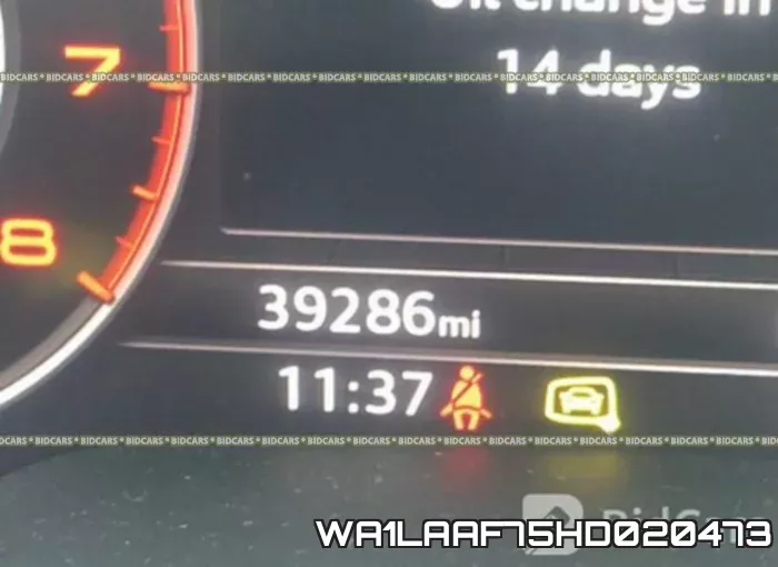 WA1LAAF75HD020473 фото 8