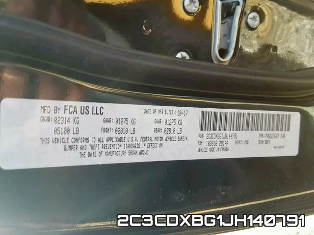 2C3CDXBG1JH140791 фото 2