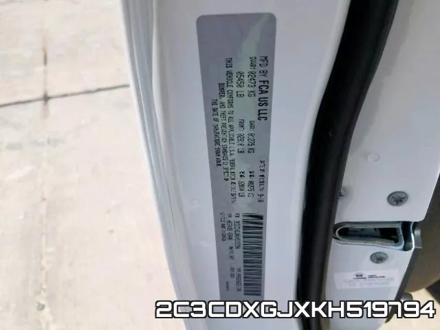 2C3CDXGJXKH519794 фото 2